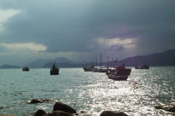 Ubatuba com chuva