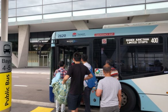 Como ir do aeroporto de Sydney para a city