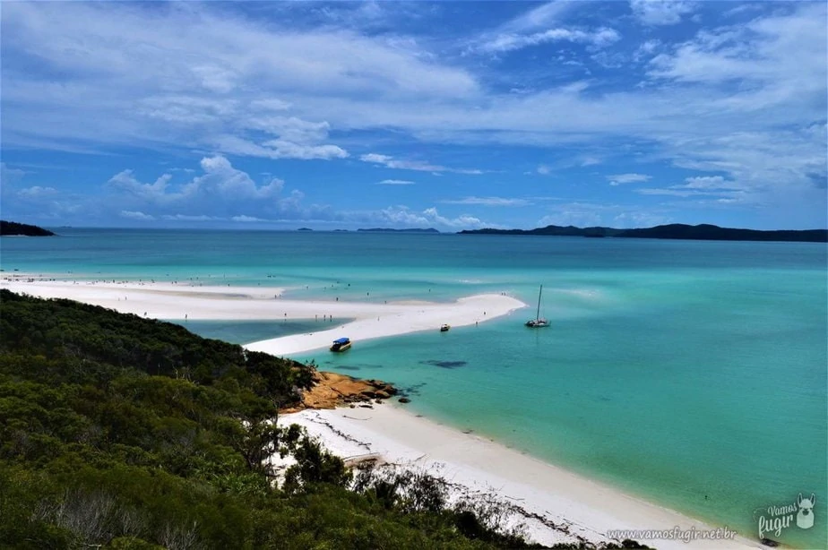 como chegar em whitehaven beach