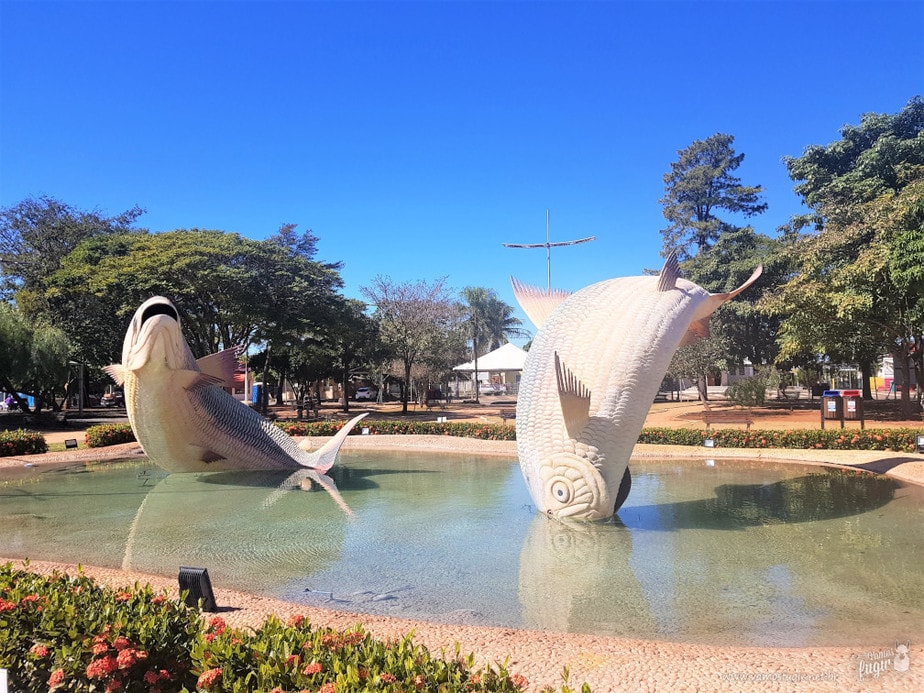 O que fazer em Bonito - praça central