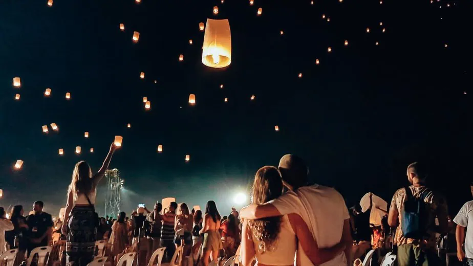 Festival das Lanternas de Chiang Mai na Tailândia,