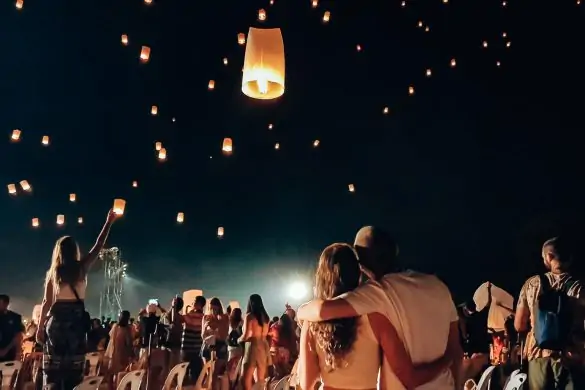 Festival das Lanternas de Chiang Mai na Tailândia,