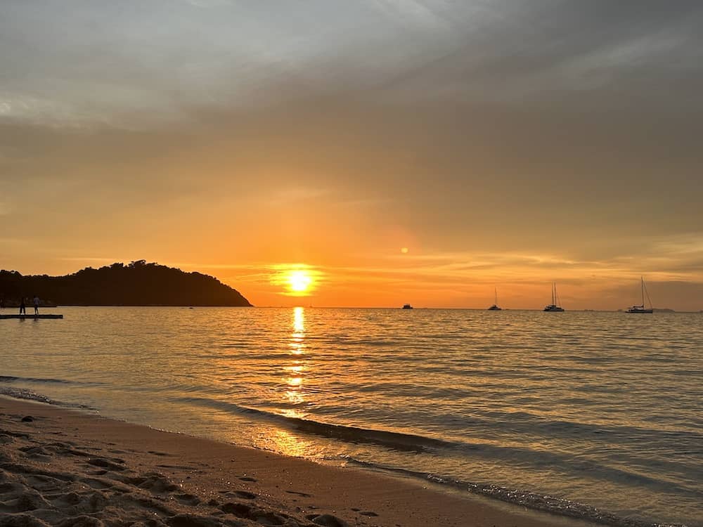 por do sol sunset beach