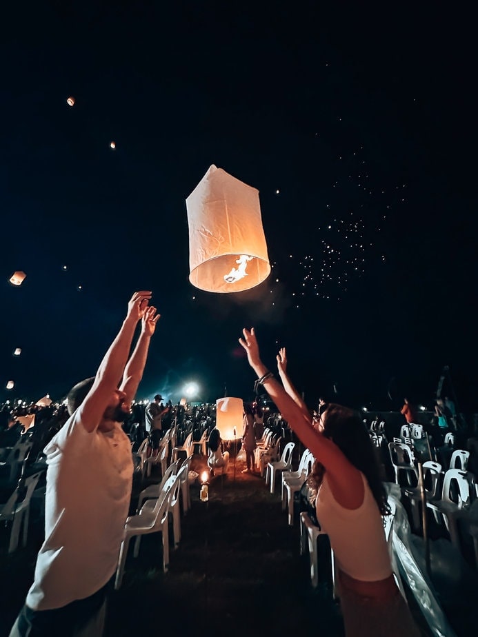 viagem para a tailândia festival lanternas